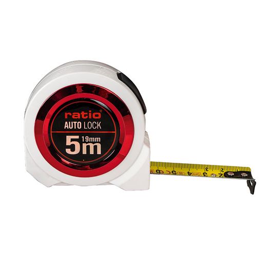 Flexometro Cinta 19/5 Mt.Auto Lock Ratio
