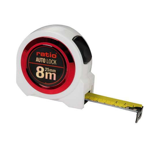 Flexometro Cinta 25/8 Mt.Auto Lock Ratio