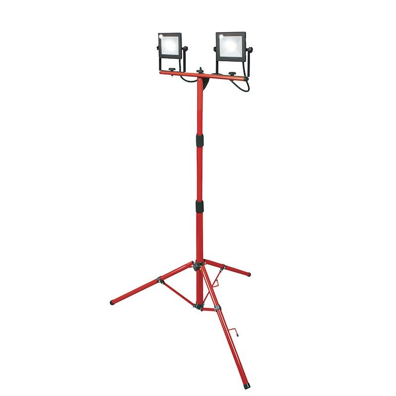 Foco Led C/Tripode 2X30W Workline 5000K