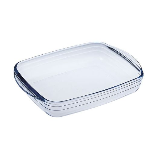 Fuente Rectangular 39x25cm Borosilicato Mediterraneo