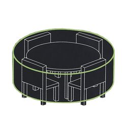Funda Mesa Jardín Ø 180 Cm. Pol.