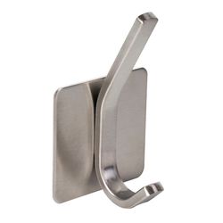Gancho Adhesivo Acero Inox. Satina. Nesu