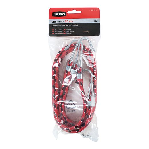 Goma Elastica Plana 100 Cm  2 Unidades Ratio