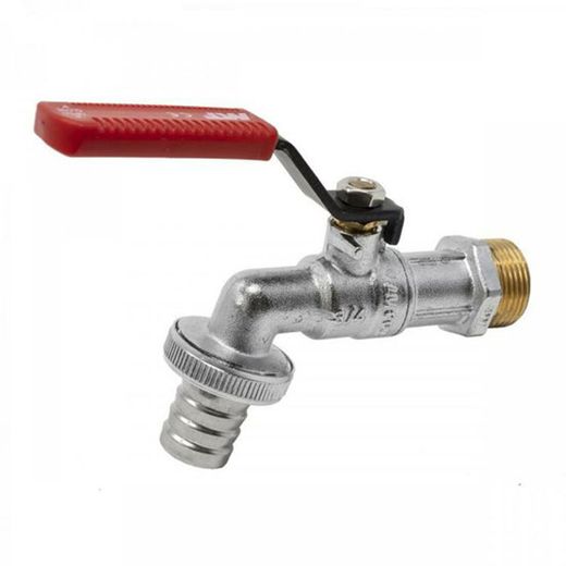Grifo Curvo Racor Manguera 3/4-1"