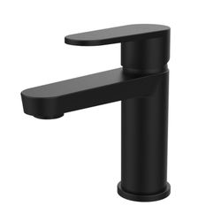 Grifo Monomando Lavabo Alto Negro Luca