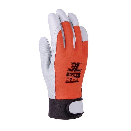 Guante Flor Cierre Velcro Ecovel T/9
