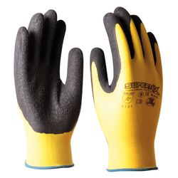 Guante Nilon Con Latex Natural Talla 8