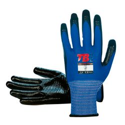 Guante Pol/Nit. Azul/Negro T/9