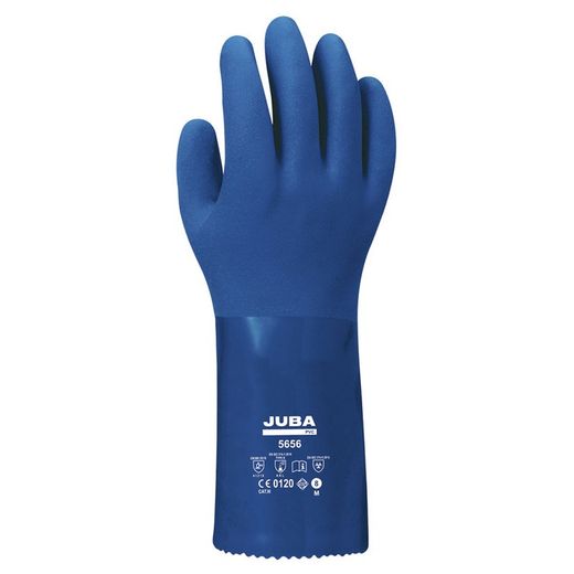 Guante Pvc Con Soporte Algodón 5656 T-9