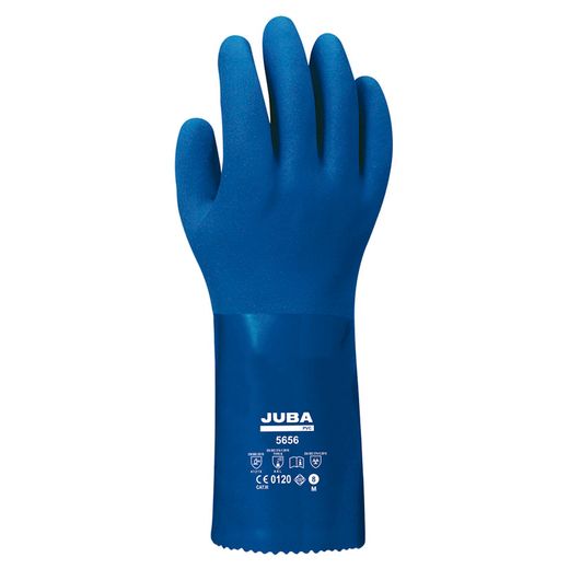 Guante Pvc Con Soporte Algodón 5656 T-9