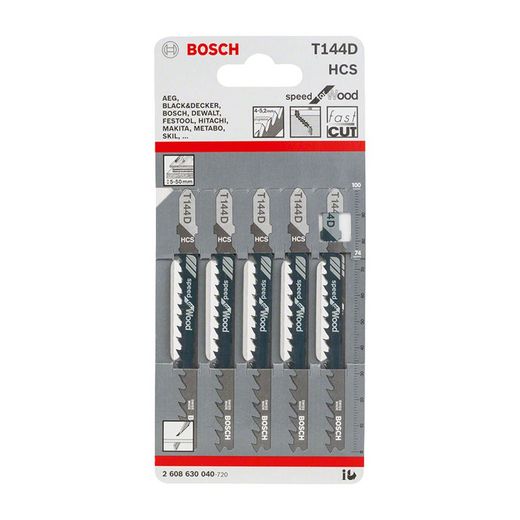 Hoja Sierra Calar Madera Bosch T144d
