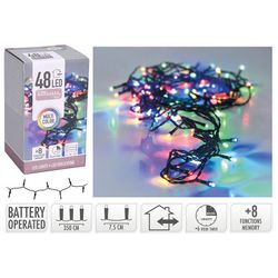 Iluminacion 48led Inter. C/Bate. Multico