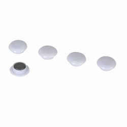 Iman Decorativo Blanco 20mm Blanco 5 Unidades