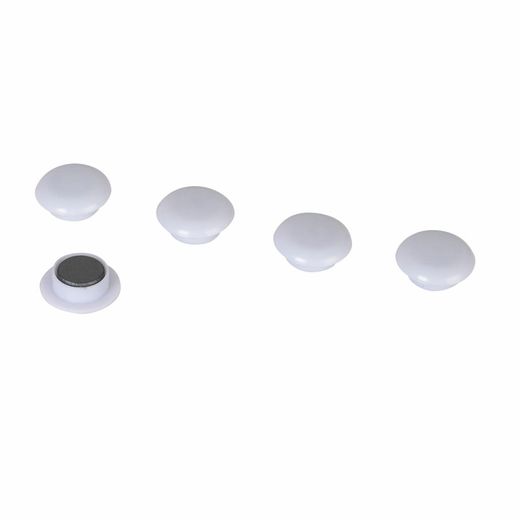 Iman Decorativo Blanco 20mm Blanco 5 Unidades