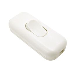 Interruptor De Paso 2 A. 250 V. Blanco