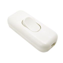 Interruptor De Paso 2 A. 250 V. Blanco