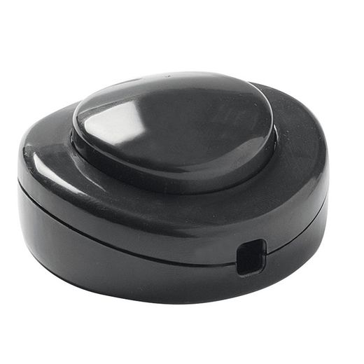 Interruptor De Pie 2a-250v Negro Duolec