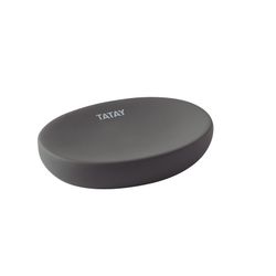 Jabonera Baño Modelo Soft Color Gris Antracita Tatay