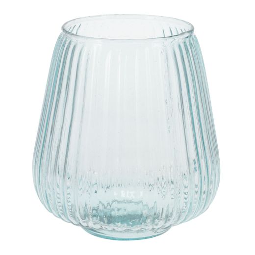 Jarron Rayas Cristal 16,5Xh.19 Cm.