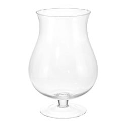 Jarron Tipo Copa Cristal 17X32 Cm.
