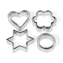 Jgo. 8 Corta Galletas Inox. Surtido