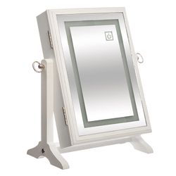 Joyero Led Madera Blanca Bettany