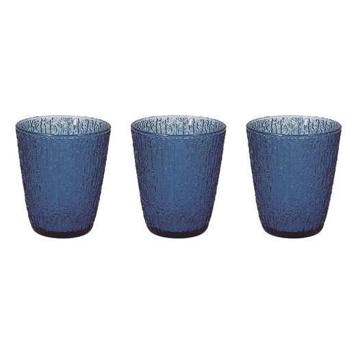 Juego 3 Vasos Davor Azul