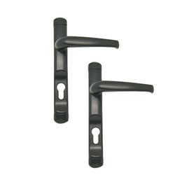 Juego Manilla 6824 C/B Aluminio Negro