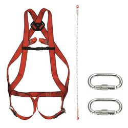 Kit Arnés Frontal Y Dorsal Cuerda Y 2 Mo