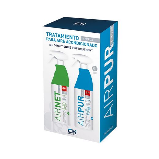 Kit Limpia Aire Acondicionado Pulverizador 750ml.+750ml.