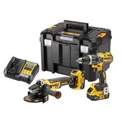 Kit Taladro Dcd796 + Amoladora Dcg405