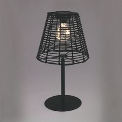 Lámpara Solar Negra 20X33 Cm