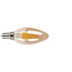 Bombilla Led Filam.Vela E14 4w 2500k Vintag