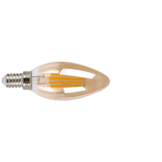 Bombilla Led Filam.Vela E14 4w 2500k Vintag
