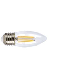 Bombilla Led Filam.Vela E27 4w 2700k Transp