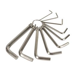 Llave Acodada Allen Con Llavero 10 Unidades Ferrob