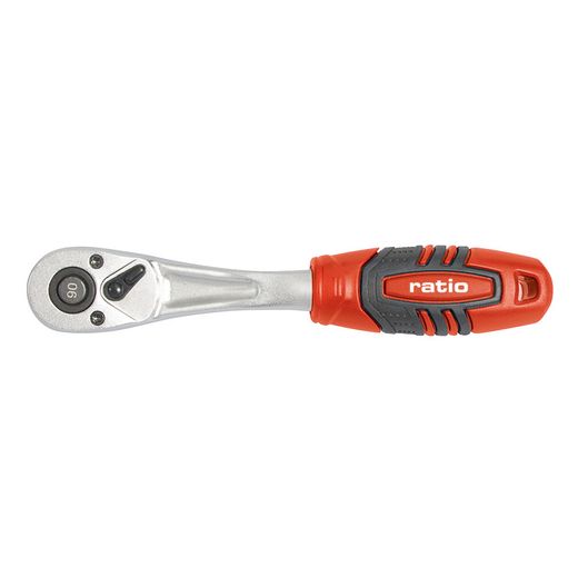 Llave Carraca Acodada 1/4" 90T Ratio