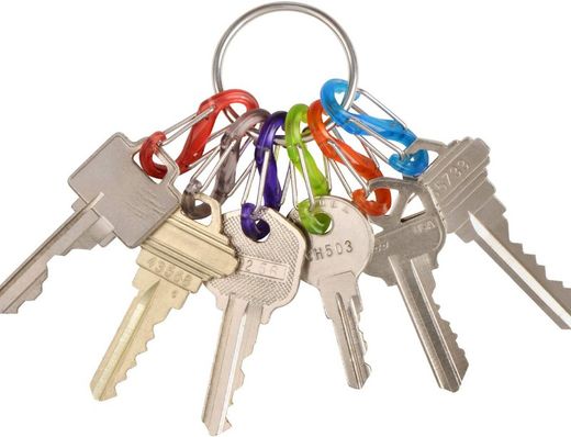 Llavero 6 Mosquetones Keyring