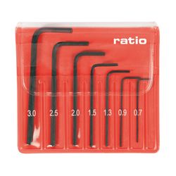 Llaves Allen Jgo.7 (0,7-3mm) Precis.Rati