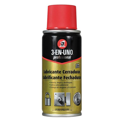 Lubricante De Cerradura. Spray 100 Ml.