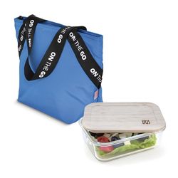 Lunchbag Tote On The Go Azul Iris