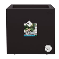 Macetero Cubo 40cm. Color Negro