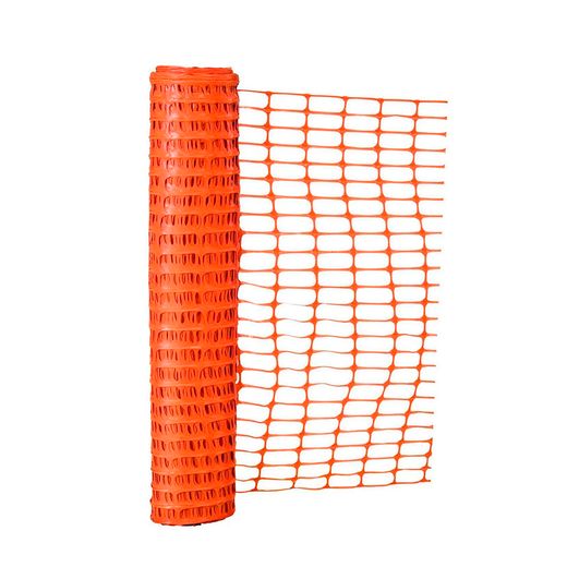 Malla Señalización Obra100Cmx50M Naranja