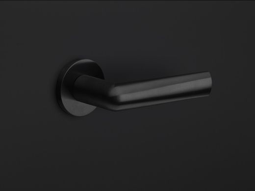 Manilla De Puerta Con Roseta 50mm Color Negra