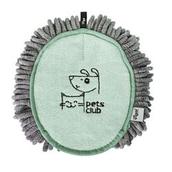 Manopla Microfibra Pets Club Verde