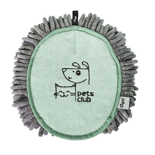 Manopla Microfibra Pets Club Verde