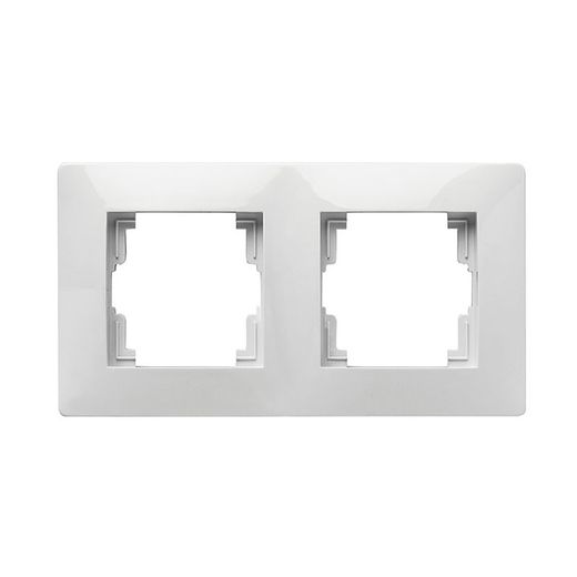 Marco Doble Serie Habitat 15  Blanco