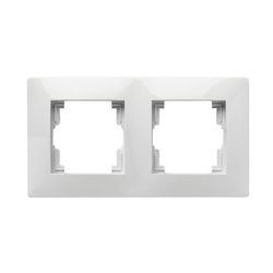 Marco Doble Serie Habitat 15 Blanco