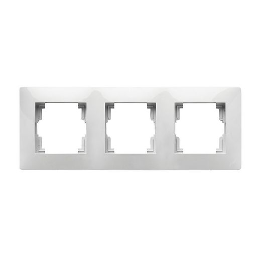 Marco Triple Serie Habitat 15 Blanco