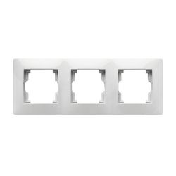Marco Triple Serie Habitat 15 Blanco